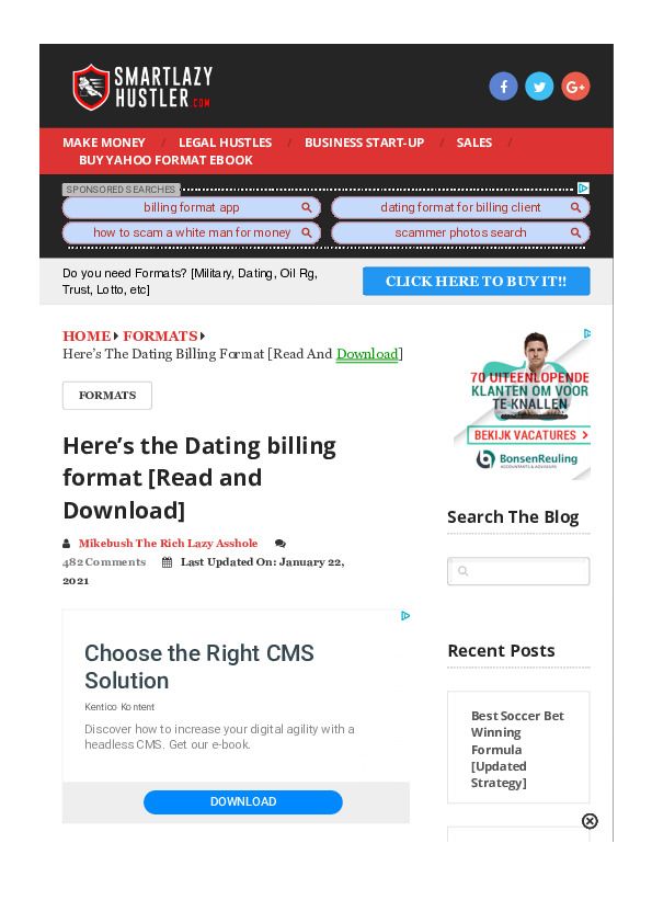 good general online dating profile examples