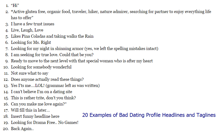 online dating articles 2012